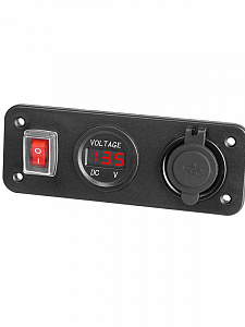 TDS TS-CAU52 Красный Разветвитель авто (Врезной)